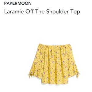 Papermoon Off the Shoulder Top - Stitch Fix